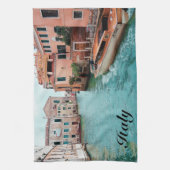 Italy Venice キッチンタオル (縦)