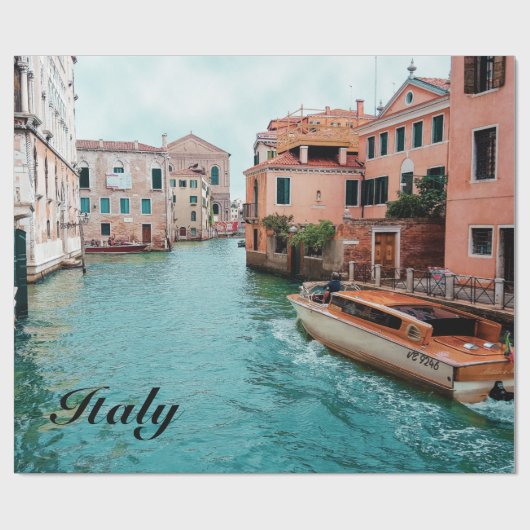 Italy Venice                       ラッピングペーパー (フラット)