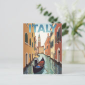 Italy Venice Canal Gondola Ride ポストカード (スタンド正面)