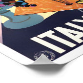 Italy vintage travel ポスター (角)