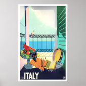 Italy vintage travel ポスター (正面)