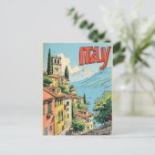 ITALY VINTAGE TRAVEL POSTCARD ポストカード (スタンド正面)