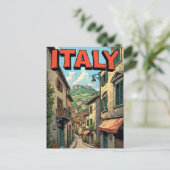 ITALY VINTAGE TRAVEL POSTCARD ポストカード (スタンド正面)