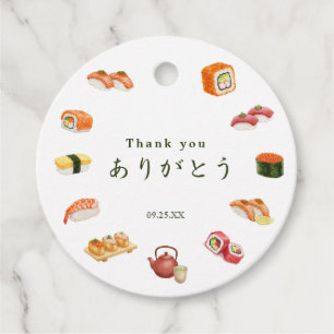 Itamae〈Sushi Chefs） collection ありがとう Japanese フェイバータグ