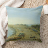 Itapiru、Paraguaの同盟軍隊の到着 クッション (ブランケット)