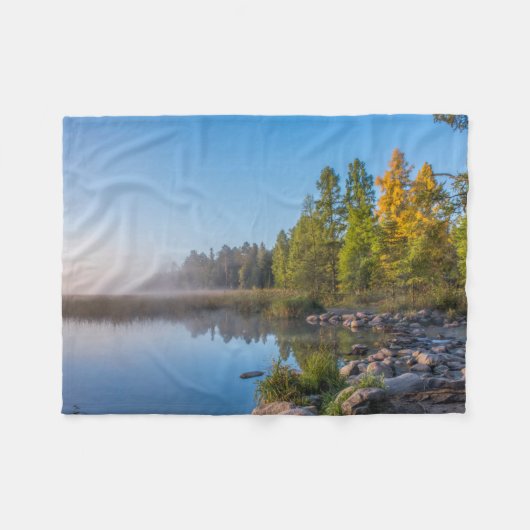 Itasca State Park, Minnesota フリースブランケット (正面(横))