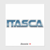 Itasca TXステッカー シール (シート)