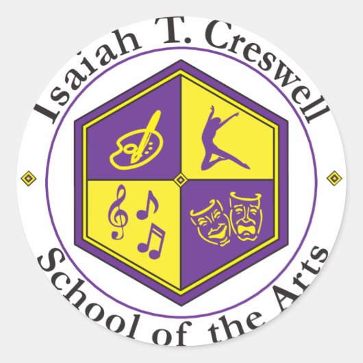 ITCロゴシール ラウンドシール (正面)