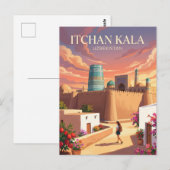 Itchan Kala Uzbekistan ポストカード (正面/裏面)