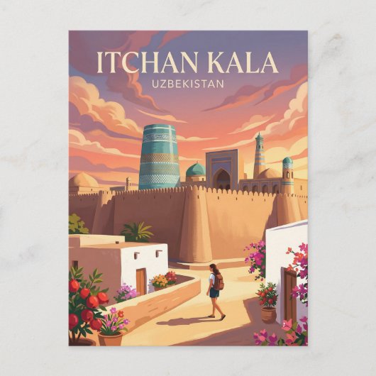 Itchan Kala Uzbekistan ポストカード (正面)