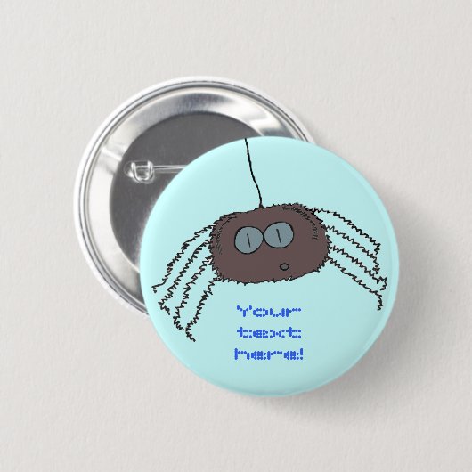 Itchyくも 缶バッジ (正面&裏面)