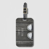 Itchy足は移動しなければなりません ラゲッジタグ (正面縦)