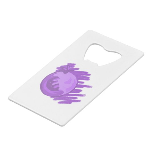 ITDブルーベリーとクリーム クレジットカード栓抜き (正面アングル)