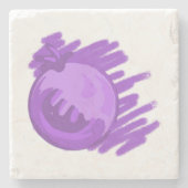 ITDブルーベリーとクリーム ストーンコースター (正面)