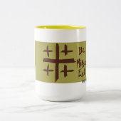 IteのMissa米国東部標準時刻のマグ ツートーンマグカップ (中央)