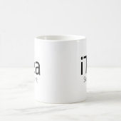 iTeaサポート – お茶を飲むパパ用のパンおもしろい- コーヒーマグカップ (中央)