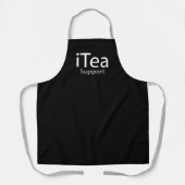 iTea サポート - お茶好きのためのダダダダジョーク エプロン (正面)