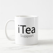iTea サポート - 紅茶愛飲家のためのダッドジョークが面白い コーヒーマグカップ (左)