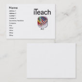 iteachARTの名刺 名刺 (正面/裏面)