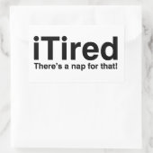 iTeed – そのための昼寝がある 長方形シール (バッグ)