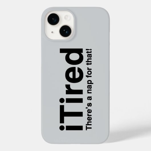 iTeed – そのための昼寝がある Case-Mate iPhoneケース (裏面)