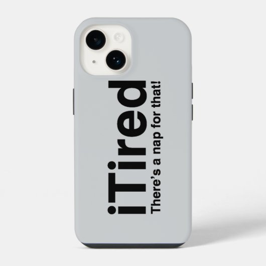 iTeed – そのための昼寝がある iPhoneケース (裏面)