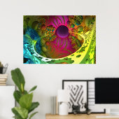 Iterate Imagery Black Light Poster 50 ポスター (ホームオフィス)