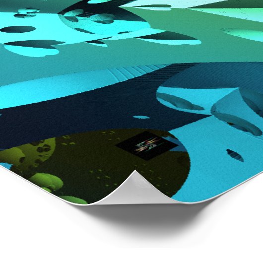 Iterate Imagery Black Light Poster 50 ポスター (角)