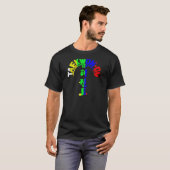 Itf Taekwon Doカラーベルト Tシャツ (正面フル)