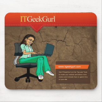 ITGeekGurlのマウスパッド マウスパッド