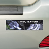 ITHACA、ニューヨークのバンパーステッカー バンパーステッカー (車上)