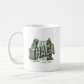 ithaca falls  コーヒーマグカップ (左)