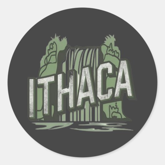 ithaca falls  ラウンドシール (正面)