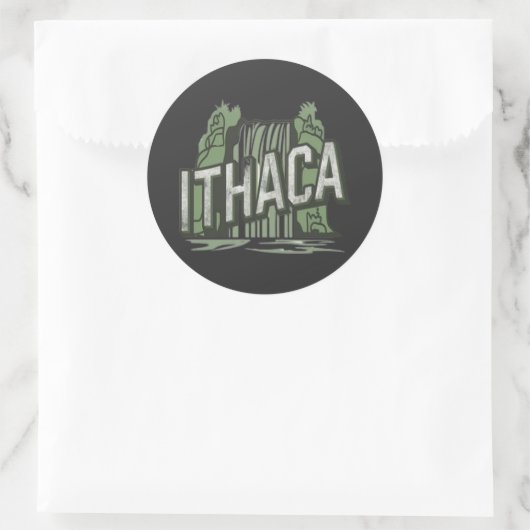 ithaca falls ラウンドシール (バッグ)