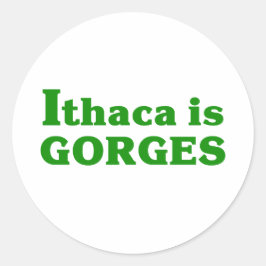 Ithaca is Gorges ラウンドシール