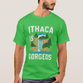 ithaca is gorges  tシャツ (正面)
