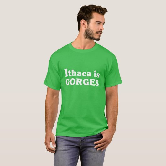 Ithaca is Gorges Tシャツ (正面フル)