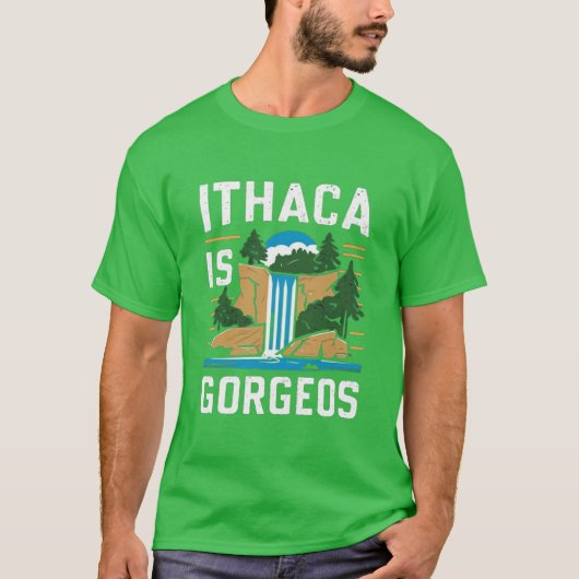ithaca is gorges  tシャツ (正面)