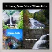 ITHACA NEW YORKの秋 ポスター (正面)