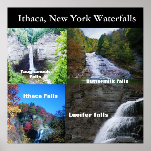 ITHACA NEW YORKの秋 ポスター (正面)