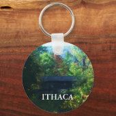 ITHACA、NEW YORKキーチェーン キーホルダー (正面)