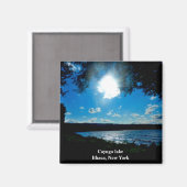 ITHACA NEW YORKマグネット、カイウガ湖 マグネット (正面/裏面)