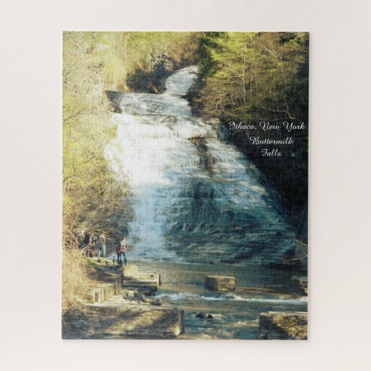 ITHACA NEW YORK BUTTERMILK  FALLS  ジグソーパズル (縦)