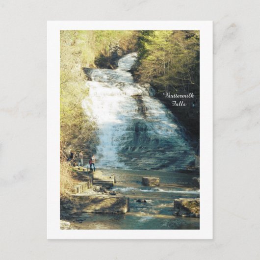 ITHACA NEW YORK BUTTERMILK  FALLS  ポストカード (正面)