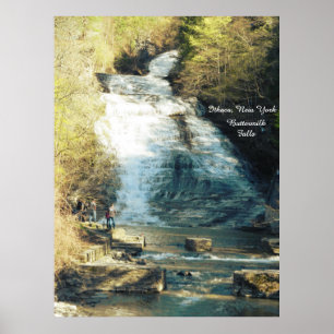 ITHACA NEW YORK BUTTERMILK  FALLS poster ポスター