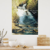 ITHACA NEW YORK BUTTERMILK FALLS poster ポスター (キッチン)