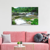 ITHACA NEW YORK GORGEポスター キャンバスプリント (インサイチュ (リビング))