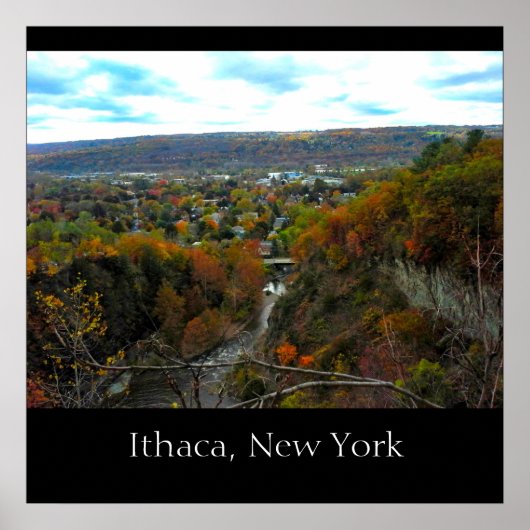 ITHACA NEW YORK GORGEポスター ポスター (正面)