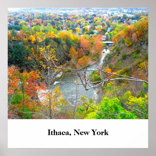 ITHACA NEW YORK GORGEポスター ポスター (正面)