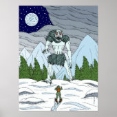 Ithaqua Weird Horror Art ポスター (正面)